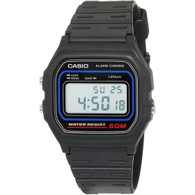 Montre Unisexe Casio W-59-1VQES Noir Gris (Ø 34 mm) (Ø 35 mm) de Casio, Montres bracelet - Réf : S7213317, Prix : 45,15 €, Re...