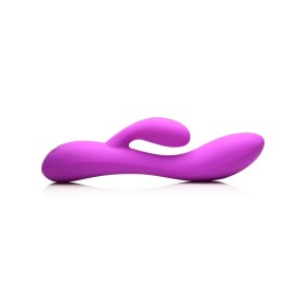 Vibrador Doble Estimulación XR Morado Silicona de XR, Vibradores dobles - Ref: M0402999, Precio: 30,07 €, Descuento: %