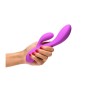 Vibrador Doble Estimulación XR Morado Silicona de XR, Vibradores dobles - Ref: M0402999, Precio: 30,07 €, Descuento: %