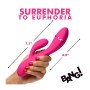 Vibrador Doble Estimulación XR Rosa Silicona de XR, Vibradores dobles - Ref: M0403000, Precio: 30,07 €, Descuento: %