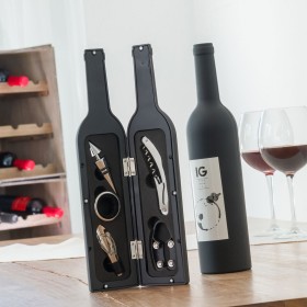 Sacacorchos Eléctrico con Accesorios para Vino Corking InnovaGoods | Tienda24 Tienda24.eu