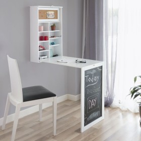 Bureau DKD Home Decor Noir Métal Sapin (120 x 60 x 81 cm) | Tienda24 Tienda24.eu