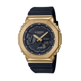 Orologio Unisex Casio G-Shock OAK METAL COVERED - Gold Nero (Ø 44,5 mm) di Casio G-Shock, Orologi da polso - Rif: S7233075, P...