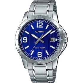 Men's Watch Casio CASUAL DATE STEEL - BLUE Silver (Ø 41,5 mm) (Ø 47 mm) by Casio, Wrist Watches - Ref: S7233551, Price: 65,22...