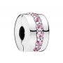 Pendentif Femme Pandora PINK SPARKLING ROW CLIP de Pandora, Charms et perles - Réf : S7233713, Prix : 67,58 €, Remise : %