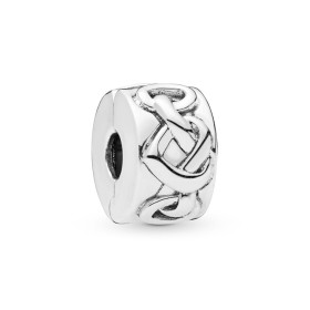 Woman's charm link Pandora KNOTTED HEARTS CLIP by Pandora, Bead Charms - Ref: S7233767, Price: 53,16 €, Discount: %