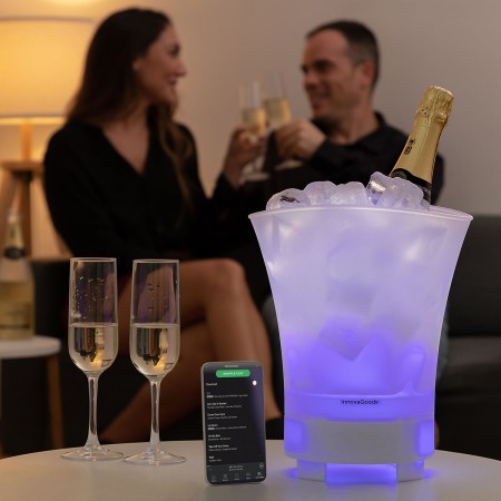 LED-Eiskübel mit wiederaufladbarem Lautsprecher Sonice InnovaGoods | Tienda24 Tienda24.eu