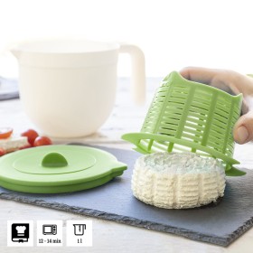 Boîte à repas rectangulaire avec couvercle Quid Inspira 740 ml Vert Plastique (12 Unités) | Tienda24 Tienda24.eu