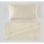 Bedding set Alexandra House Living Cream King size 3 Pieces by Alexandra House Living, Sheets and pillowcases - Ref: D1600048...