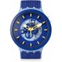 Men's Watch Swatch BOUNCING BLUE (Ø 47 mm) by Swatch, Wrist Watches - Ref: S7263001, Price: 175,67 €, Discount: %