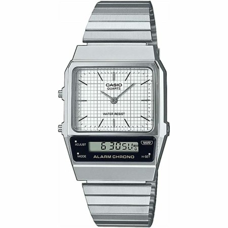 Relógio unissexo Casio VINTAGE EDGY COLLECTION Prateado (Ø 40 mm) de Casio, Relógios com braselete - Ref: S7263494, Preço: 80...