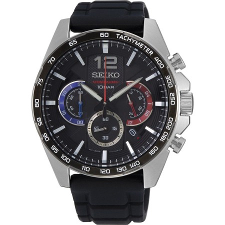 Reloj Hombre Seiko SSB347P1 Negro de Seiko, Relojes de pulsera - Ref: S7273821, Precio: 334,64 €, Descuento: %