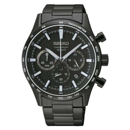 Men's Watch Seiko SSB415P1 Black by Seiko, Wrist Watches - Ref: S7273829, Price: 502,19 €, Discount: %