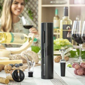 Cavatappi Elettrico con Accessori per Vino Corking InnovaGoods V010338