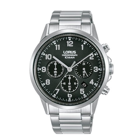 Reloj Hombre Lorus RT313KX9 Negro Plateado de Lorus, Relojes de pulsera - Ref: S7277211, Precio: 144,45 €, Descuento: %