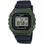 Montre Homme Casio W-218H-3AVEF Noir Vert de Casio, Montres bracelet - Réf : S7284302, Prix : 58,29 €, Remise : %