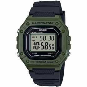 Relógio masculino Casio W-218H-3AVEF Preto Verde de Casio, Relógios com braselete - Ref: S7284302, Preço: 58,29 €, Desconto: %