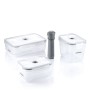 Set of 3 Containers for Vacuum Packing with Manual Pump Vacse InnovaGoods | Tienda24 Tienda24.eu