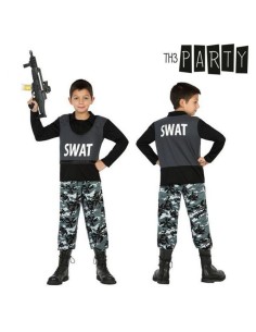 Costume per Bambini Poliziotto Swat (2 pcs) da Th3 Party, Bambini - Ref: S1110177, Precio: €19.58, Descuento: %