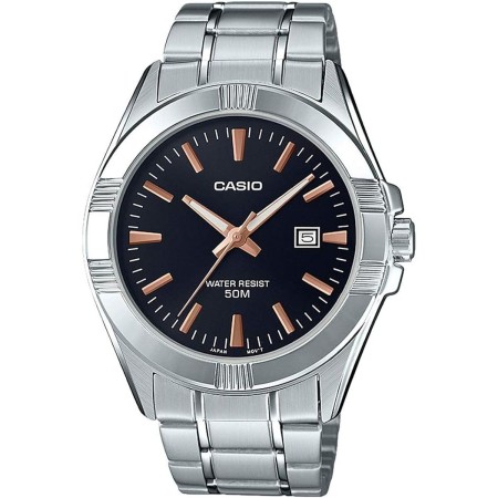 Montre Homme Casio COLLECTION Noir Argenté (Ø 43,5 mm) de Casio, Montres bracelet - Réf : S7290289, Prix : 73,48 €, Remise : %