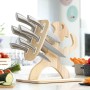 Set of Knives with Wooden Base Spartan InnovaGoods 7 Pieces | Tienda24 Tienda24.eu