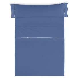 Bedding set Alexandra House Living Blue Single 3 Pieces by Alexandra House Living, Sheets and pillowcases - Ref: D1600055, Pr...