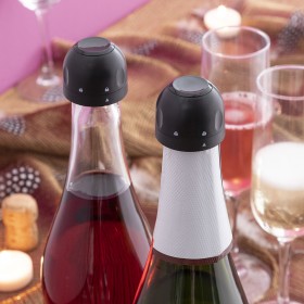 Vacuum Stopper for Wine Stainless steel 2 Pieces (24 Units) (2 pcs) | Tienda24 Tienda24.eu