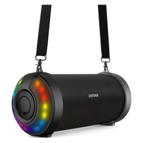 Altifalante Bluetooth Denver Electronics BTG212 Preto 8,5 W LED RGB de Denver Electronics, Auriculares portáteis e altifalant...