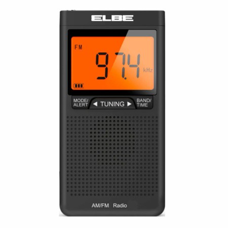 Radio Transistor ELBE RF94 Noir de ELBE, Radio portables - Réf : S7602526, Prix : 21,62 €, Remise : %