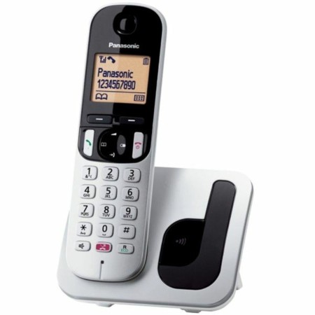 Teléfono Inalámbrico Panasonic KXTGC250SPS Plateado de Panasonic, Teléfonos analógicos - Ref: S7603664, Precio: 32,43 €, Desc...