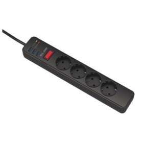 Extensão com 4 tomadas com interruptor ELBE RE002 3600 W 220 V de ELBE, Réguas - Ref: S7607117, Preço: 15,63 €, Desconto: %