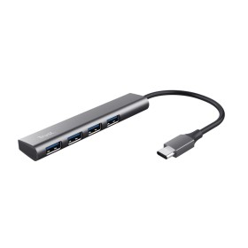 USB Hub Trust 24948 HALYX 4C Grey by Trust, Network hubs - Ref: S7607803, Price: 31,77 €, Discount: %