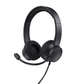 Casque Trust 25089 AYDA Noir de Trust, Écouteurs avec microphones - Réf : S7609446, Prix : 34,56 €, Remise : %