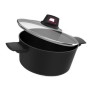 Casserole with Lid Taurus KCK4024 Black 4,5 L | Tienda24 - Global Online Shop Tienda24.eu