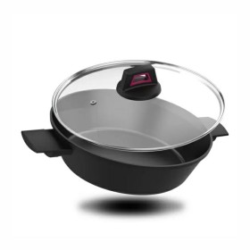 Casserole avec Couvercle Bidasoa Fierro Rouge 4,3 L 30 x 23 cm (2 Unités) | Tienda24 - Global Online Shop Tienda24.eu