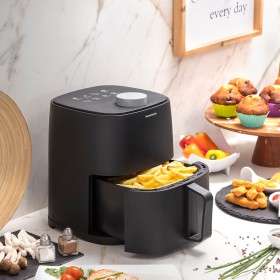 Air Fryer InnovaGoods Fryinn Pro 5500 Black 1700 W 5,5 L Stainless steel | Tienda24 Tienda24.eu