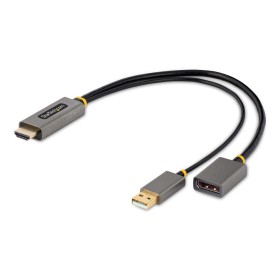 Adaptateur DisplayPort vers HDMI Startech 128 Gris de Startech, Adaptateurs DP-HDMI - Réf : S7709279, Prix : 71,01 €, Remise : %