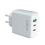 Wall Charger Celly TC3GAN65WEVOWH White 65 W | Tienda24 - Global Online Shop Tienda24.eu