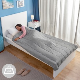 Steppdecke Pierre Cardin AROA Blau King size (3 Stücke) | Tienda24 Tienda24.eu