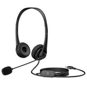 Auriculares con Micrófono HP 428K6AA Negro de HP, Auriculares con micrófonos - Ref: S7717003, Precio: 25,11 €, Descuento: %