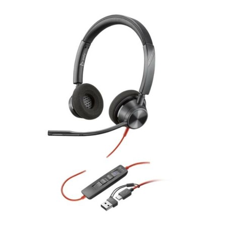 Kopfhörer mit Mikrofon HP Blackwire 3320 Schwarz von HP, Headsets mit Mikrofonen - Ref: S77184252, Preis: 41,43 €, Rabatt: %