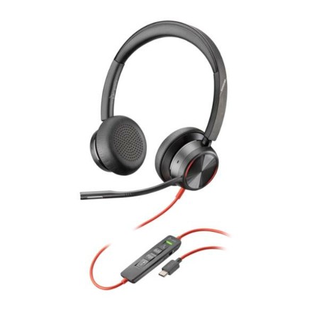 Headphone with Microphone Poly Blackwire 8225 Black by Poly, PC Headsets - Ref: S77184255, Price: 146,56 €, Discount: %