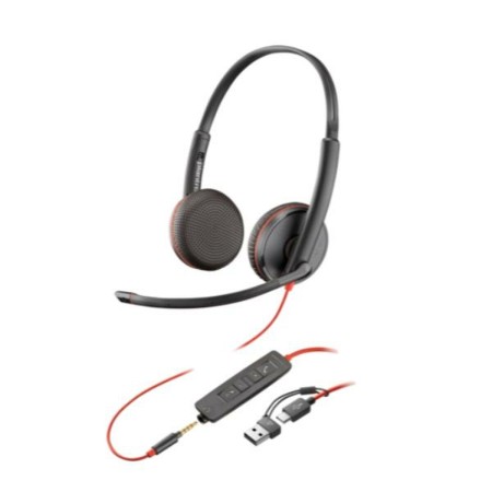 Headphones with Microphone HP Blackwire 3225 Black by HP, PC Headsets - Ref: S77184262, Price: 62,16 €, Discount: %