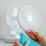 Ventilatore da Scrivania Ricaricabile con LED FanLed InnovaGoods Ø6,6