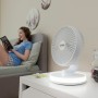 Ventilatore da Scrivania Ricaricabile con LED FanLed InnovaGoods Ø6,6