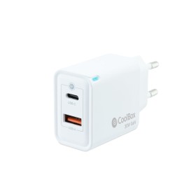 Chargeur mural CoolBox COO-CUP-30CA Blanc 20 W (1 Unité) de CoolBox, Chargeurs - Réf : S77192639, Prix : 11,01 €, Remise : %