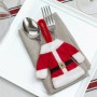 Santa Claus Costume for Cutlery | Tienda24 Tienda24.eu