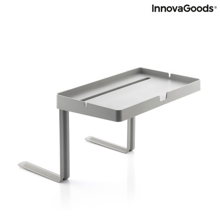 Estante Universal para la Cama Bedten InnovaGoods Bedten Gris (Reacondicionado A) | Tienda24 Tienda24.eu