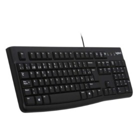 Tastiera Logitech 920-002518 Qwerty in Spagnolo Nero di Logitech, Tastiere - Rif: S7727407, Prezzo: 16,18 €, Sconto: %