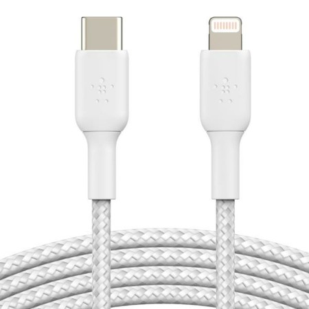 Cabo Lightning Belkin CAA004BT2MWH Branco 2 m de Belkin, Cabos Lightning - Ref: S7733888, Preço: 31,63 €, Desconto: %